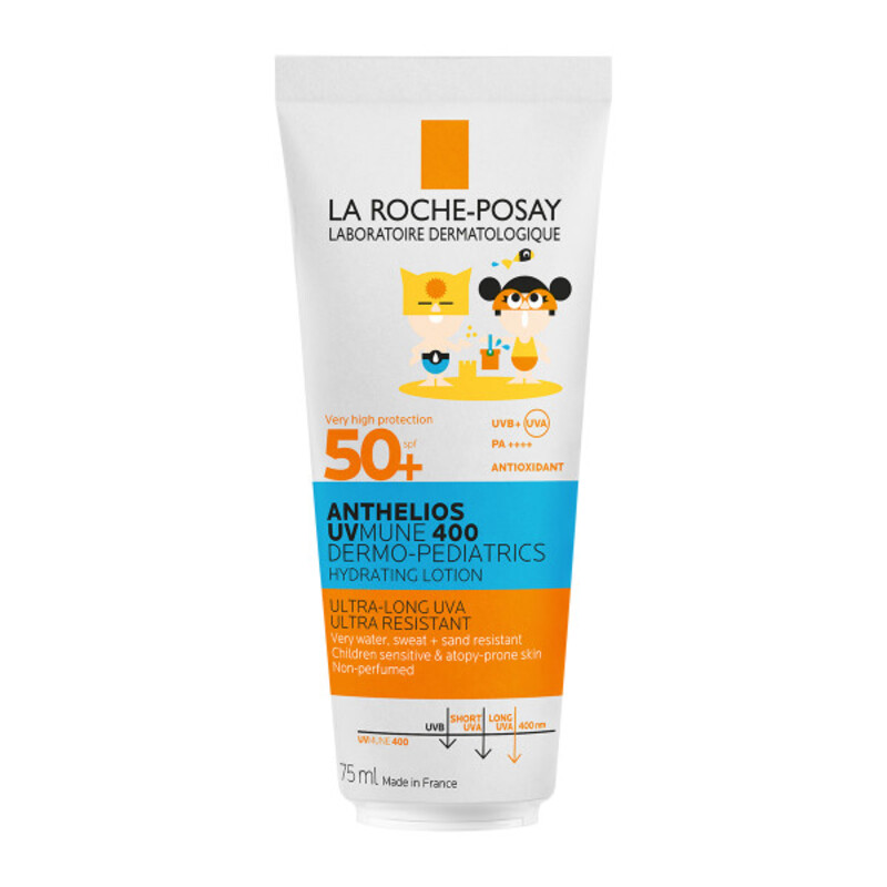 LA ROCHE-POSAY - ANTHELIOS UVMUNE 400 DERMOPEDIATRICS Hydrating Lotion SPF50+ - 75ml